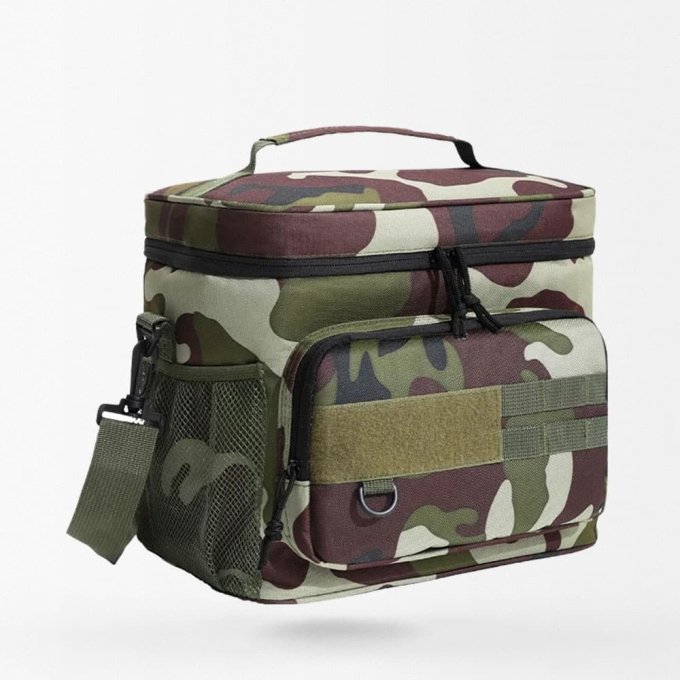 Bolsa térmica táctica camuflaje Woodland - Imagen 3
