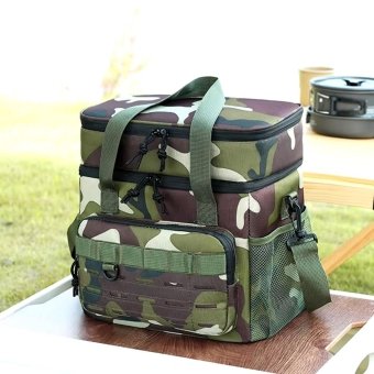 Bolsa térmica táctica camuflaje Woodland