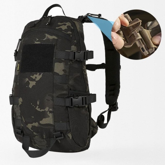 Mochila táctica Multicam 12 horas - Imagen 6