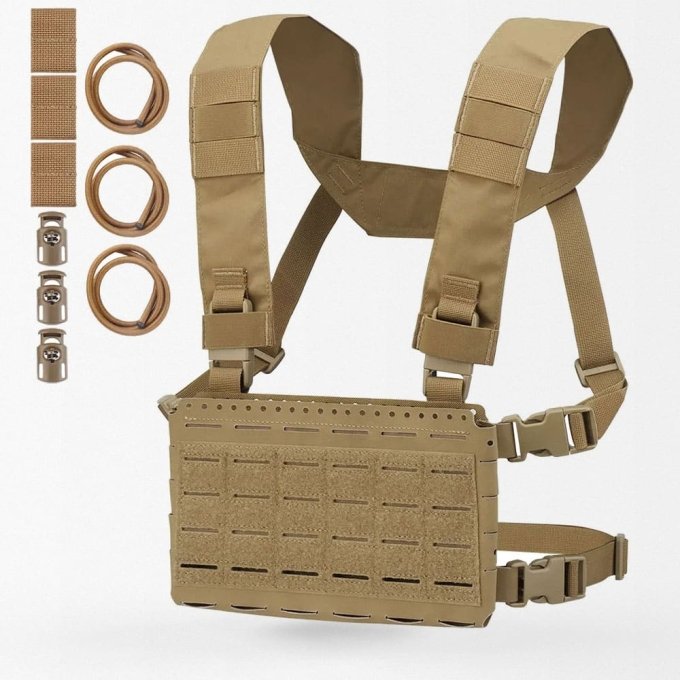 Chaleco táctico Molle MK5 para 3 cargadores