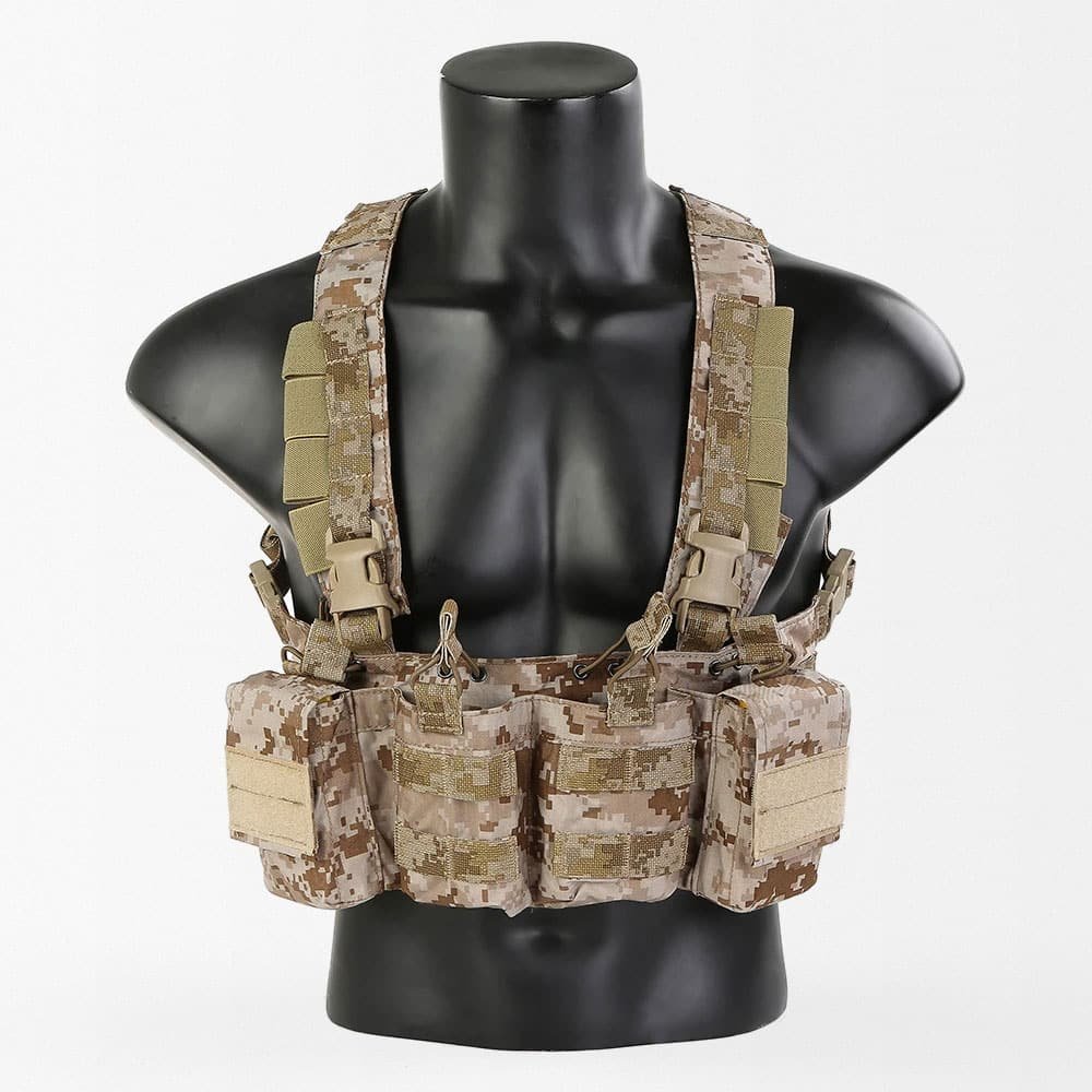 Chaleco táctico de reconocimiento para 4 cargadores - Imagen 9