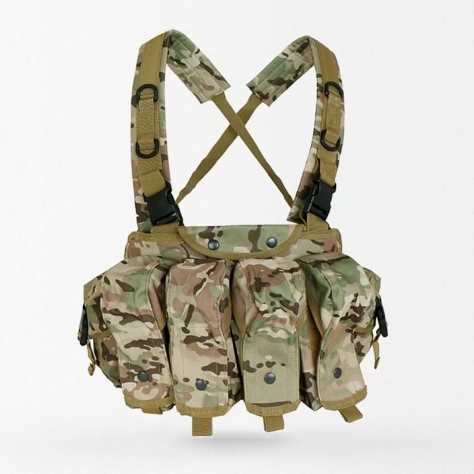 Chest Rig Multicam para 8 cargadores AK
