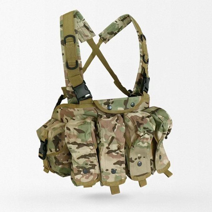 Chest Rig Multicam para 8 cargadores AK - Imagen 2