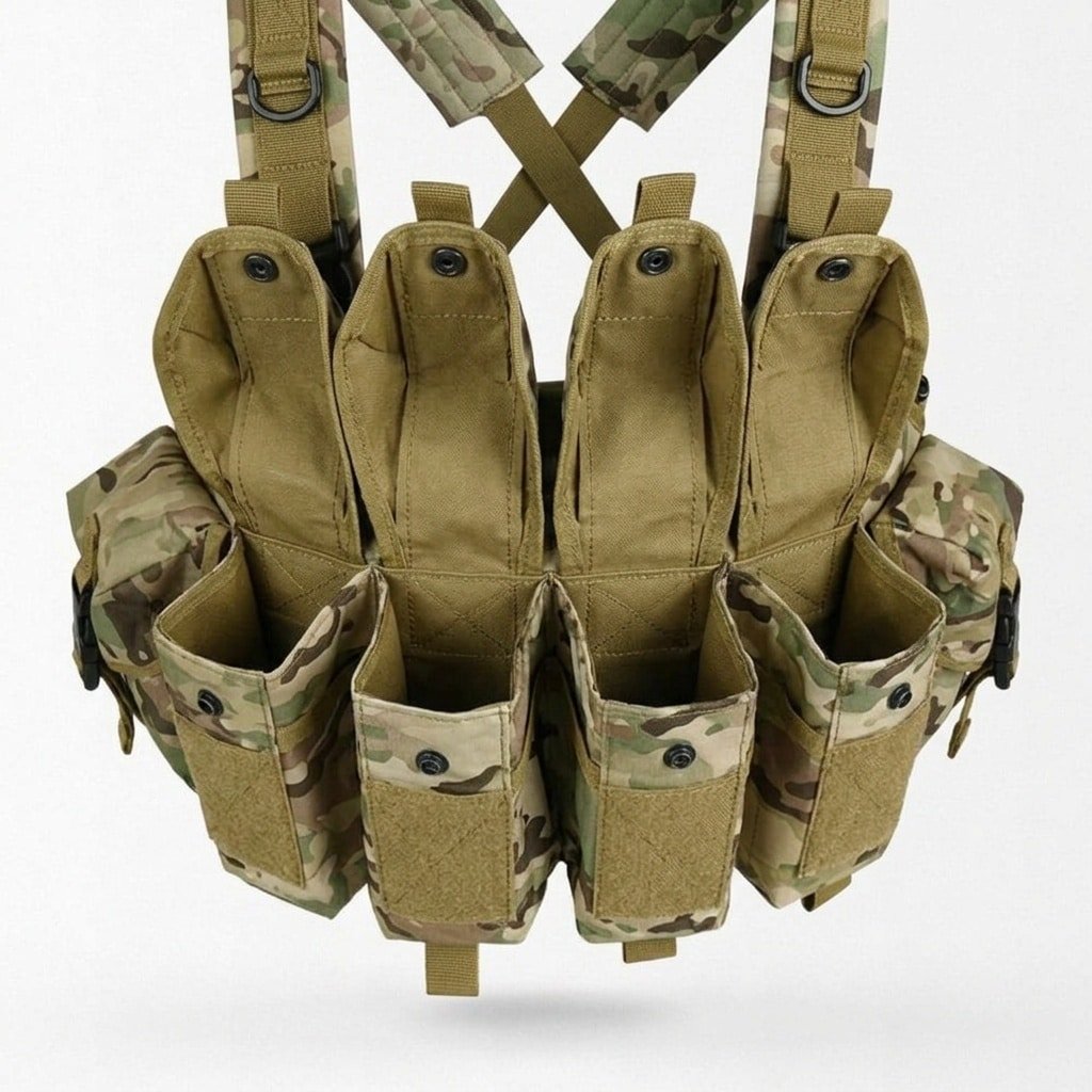 8 mag ak chest rig Multicam