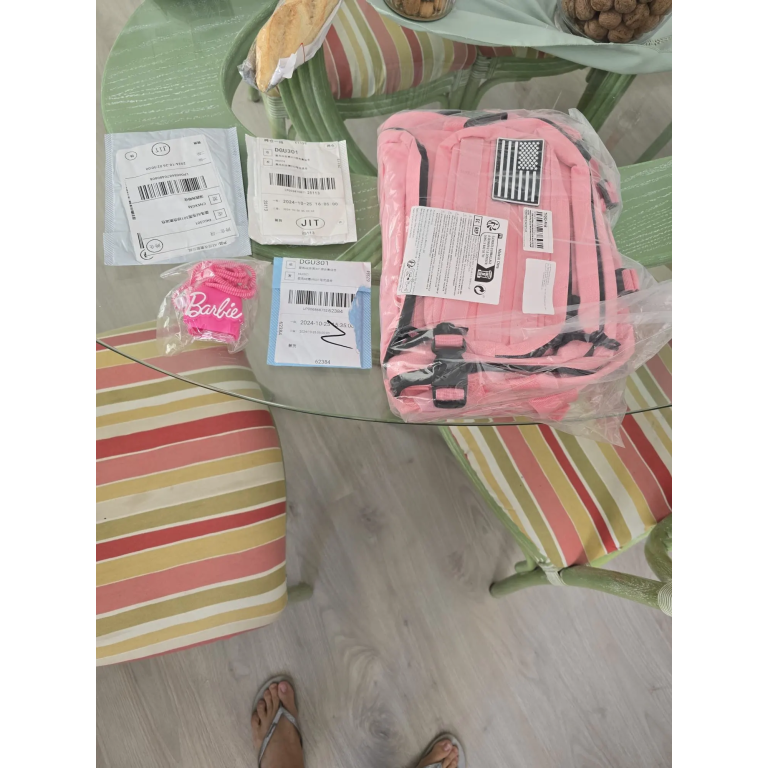 Mochila táctica MOLLE 45 L gris photo review