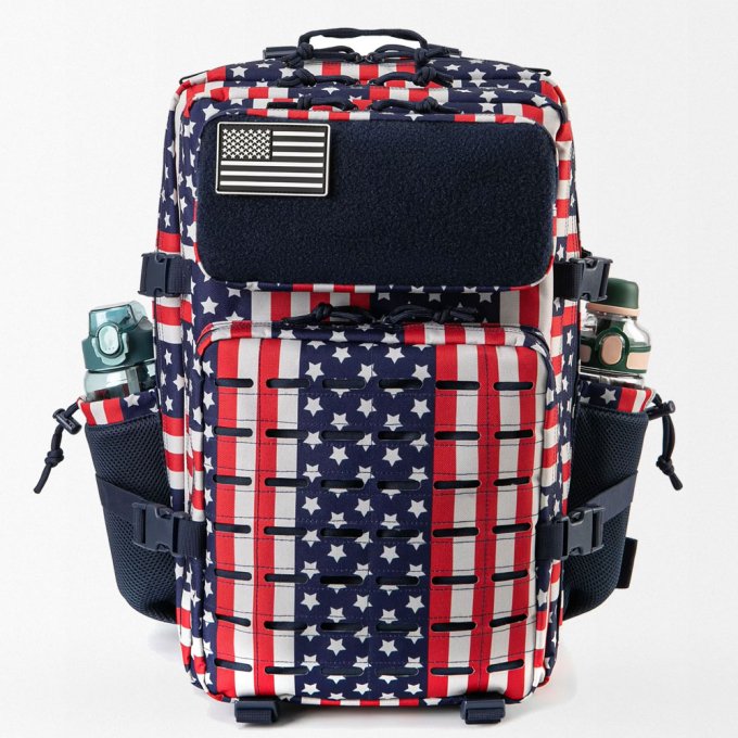 Mochila táctica 50 L con bandera de EE. UU. - Imagen 2