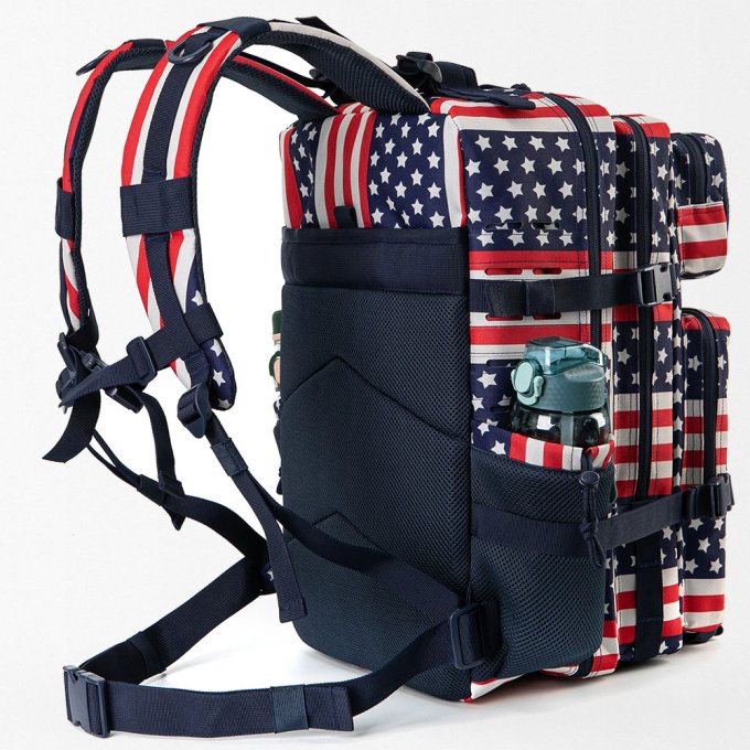 Mochila táctica 50 L con bandera de EE. UU. - Imagen 3