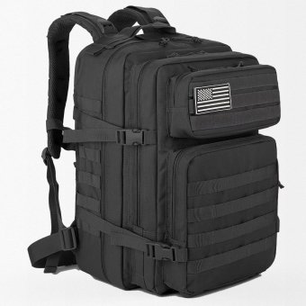 Mochila táctica negra 45L