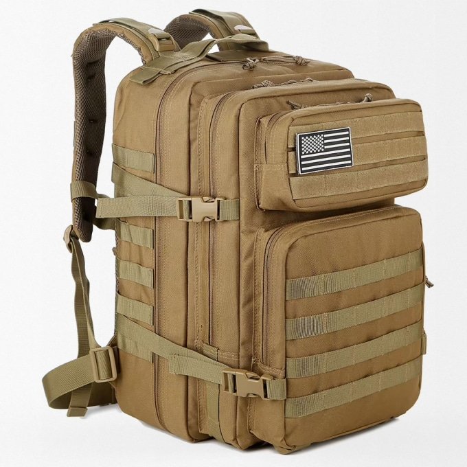Mochila táctica coyote de 45 L