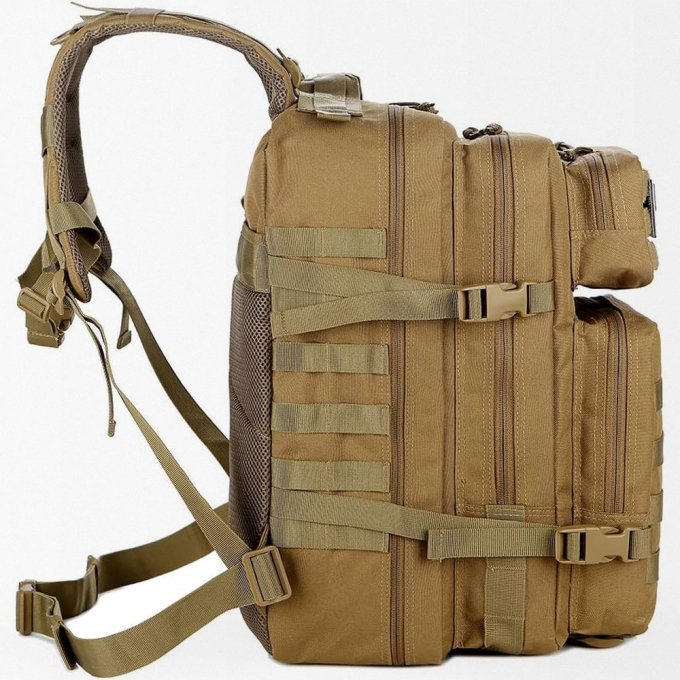 Mochila táctica coyote de 45 L - Imagen 3
