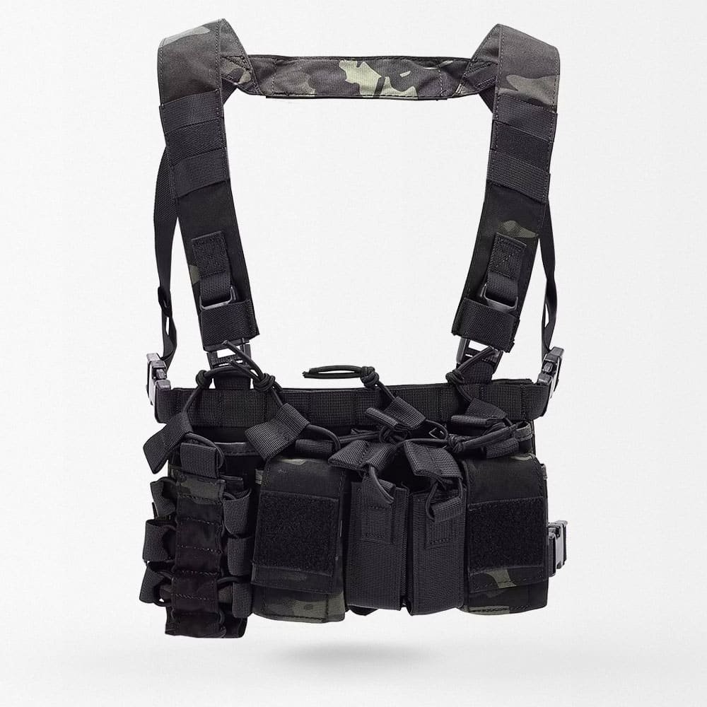 Rig de pecho táctico D3CR Multicam Black