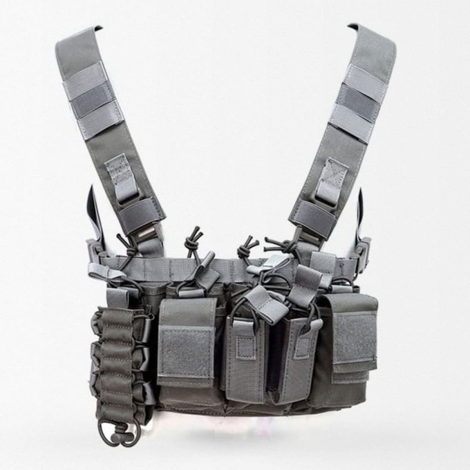 Chaleco táctico D3CR Wolf Grey - Imagen 2