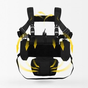 Laser cut molle chest rig "YKD"