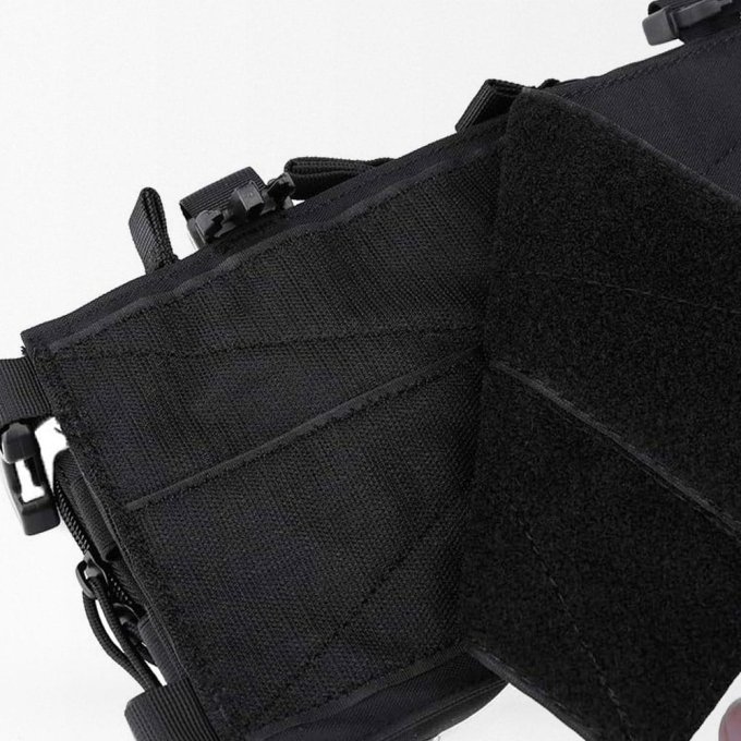 Arnés de pecho táctico ligero Multicam Black - Imagen 2