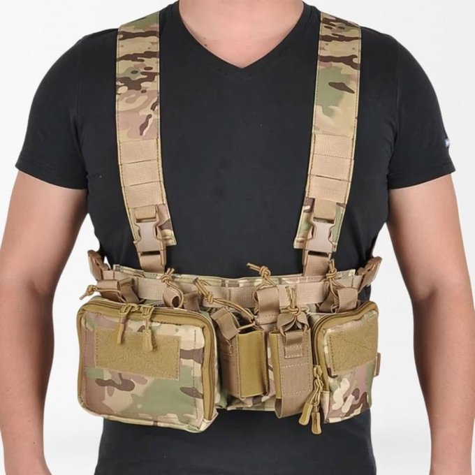 Pechera táctica ligera Multicam - Imagen 2