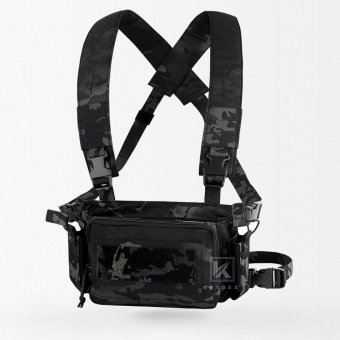 Pechera táctica micro Multicam Black D3CRM