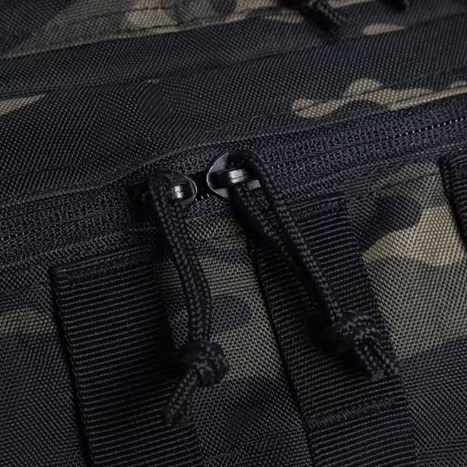 Mochila táctica 45 L camuflaje Multicam negra - Imagen 5