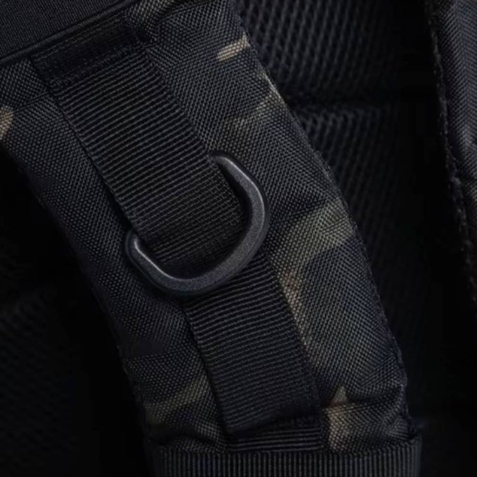 Mochila táctica 45 L camuflaje Multicam negra - Imagen 6