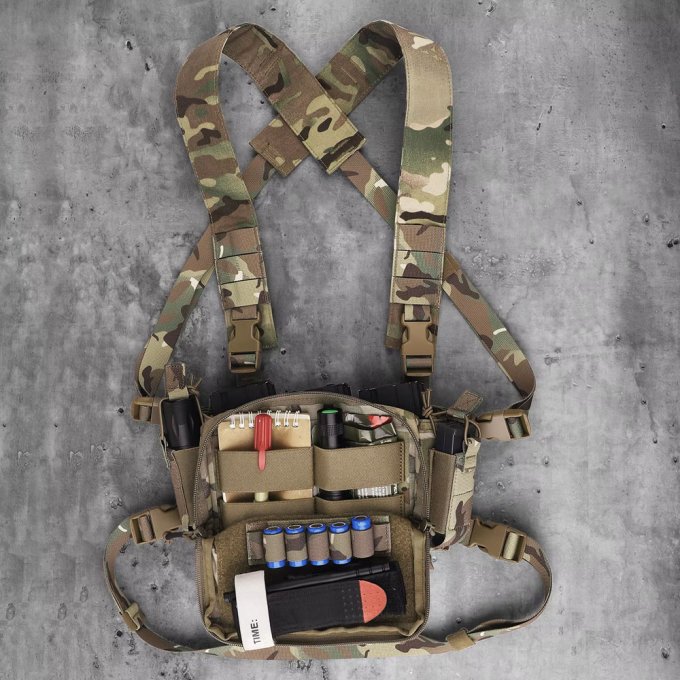Chaleco de pecho micro Multicam D3CRM - Imagen 4