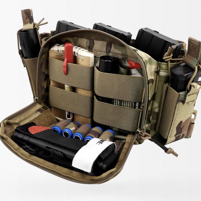 Chaleco de pecho micro Multicam D3CRM - Imagen 7