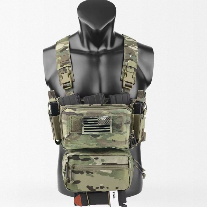 Chaleco de pecho micro Multicam D3CRM - Imagen 2