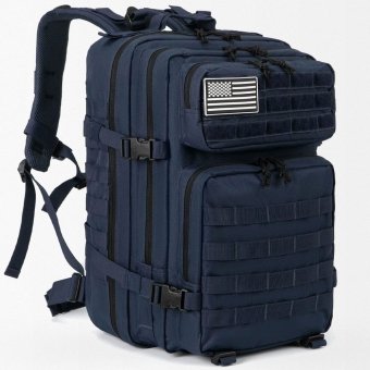 Mochila táctica MOLLE de 45 L azul marino