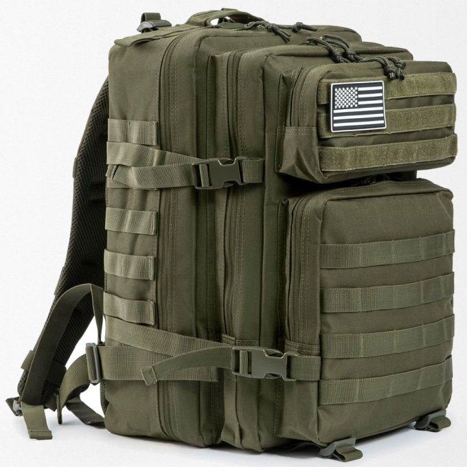 Mochila táctica verde oliva 45 L