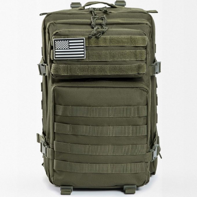 Mochila táctica verde oliva 45 L - Imagen 2