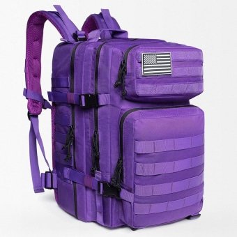 Mochila táctica militar morada 45 L