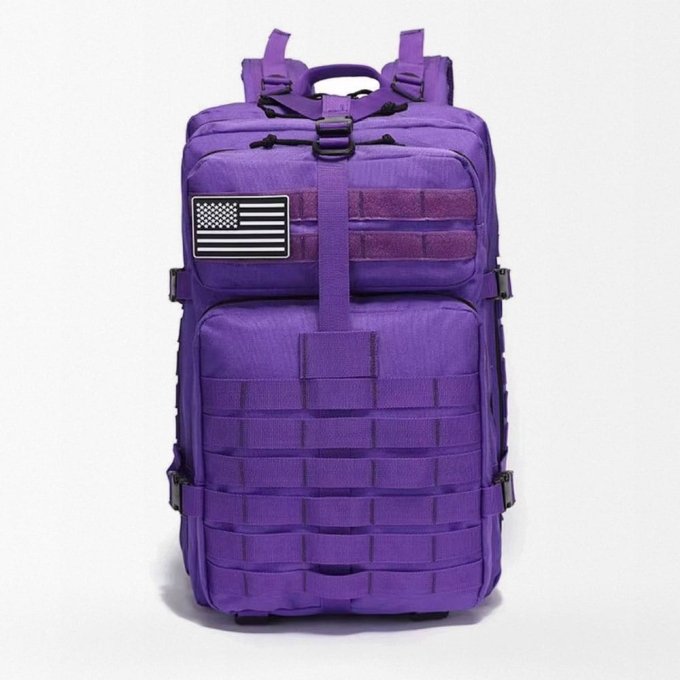 Mochila táctica militar morada 45 L - Imagen 2