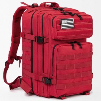 Mochila táctica roja 45 L