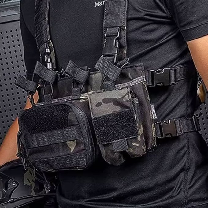 Pechera táctica en X con liberación rápida "Tigris" - Imagen 3
