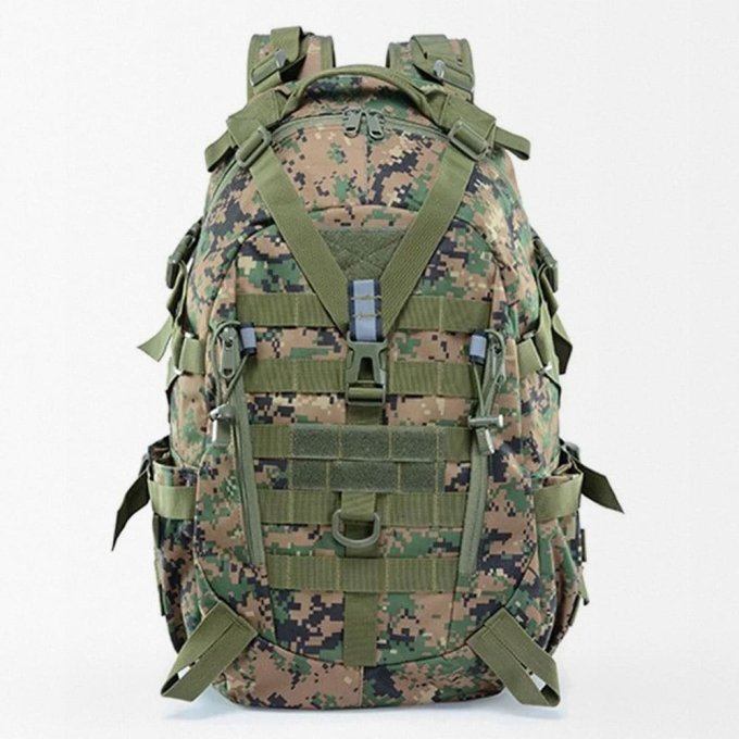 Mochila táctica militar 40 L con tirantes en Y - Imagen 11