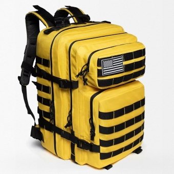 Mochila táctica amarilla 45 L