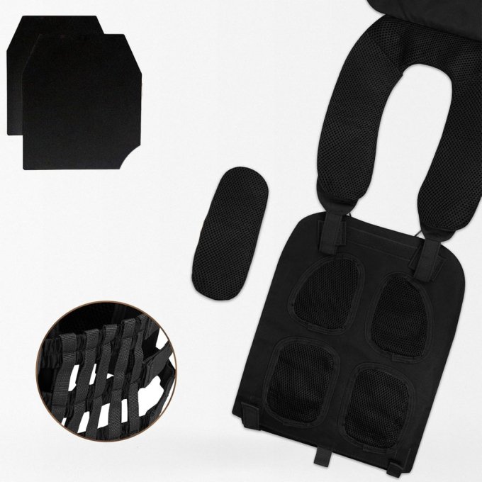 Chaleco portaplacas MOLLE para Airsoft - Imagen 5