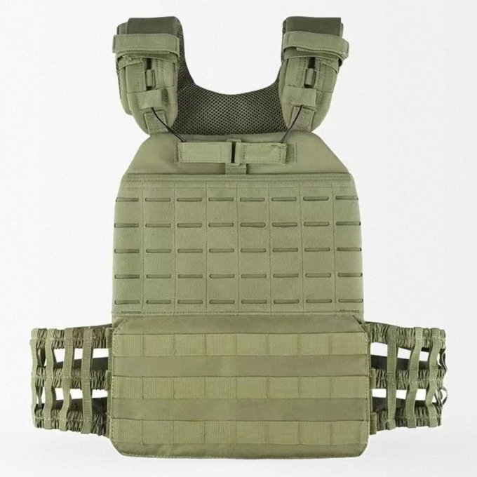 Chaleco portaplacas MOLLE para Airsoft - Imagen 9