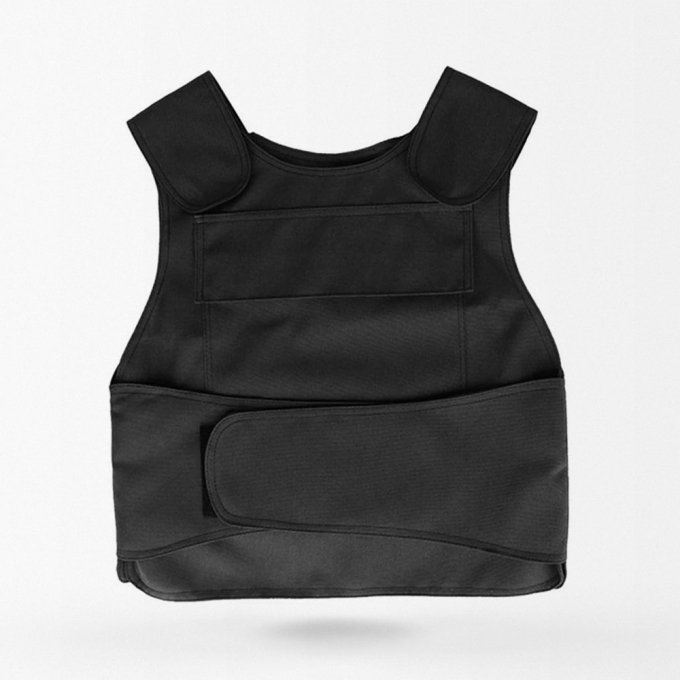 Chaleco portaplacas ocultable negro - Imagen 4