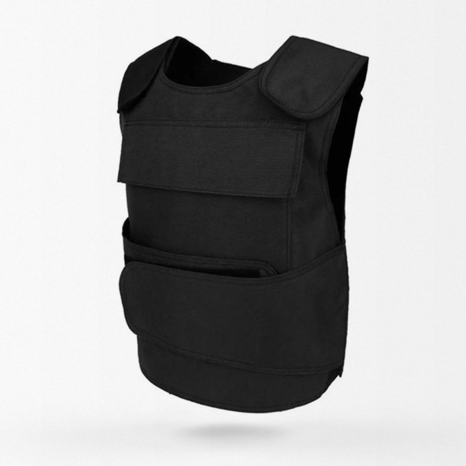 Chaleco portaplacas ocultable negro - Imagen 2