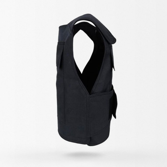 Chaleco portaplacas ocultable negro - Imagen 3