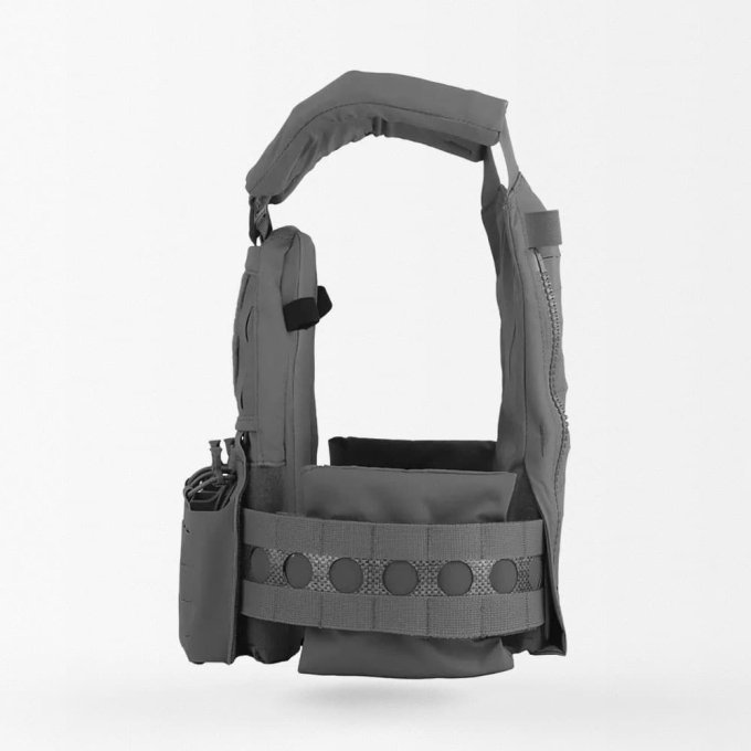 Chaleco portaplacas Ferro Concept gris - Imagen 3