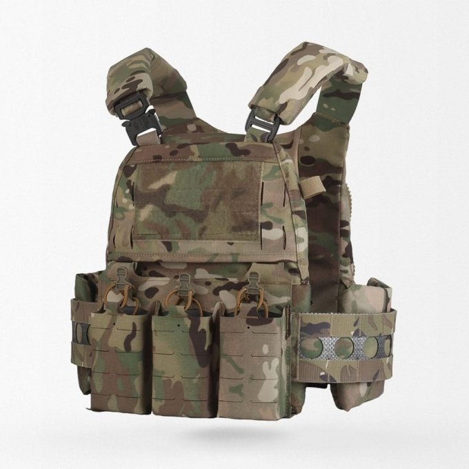Chaleco portaplacas Ferro Concept Multicam