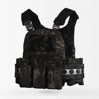 Chaleco portaplacas Ferro Concepts Multicam Negro