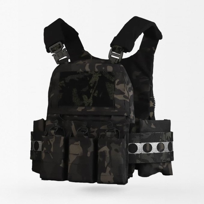 Chaleco portaplacas Ferro Concepts Multicam Negro