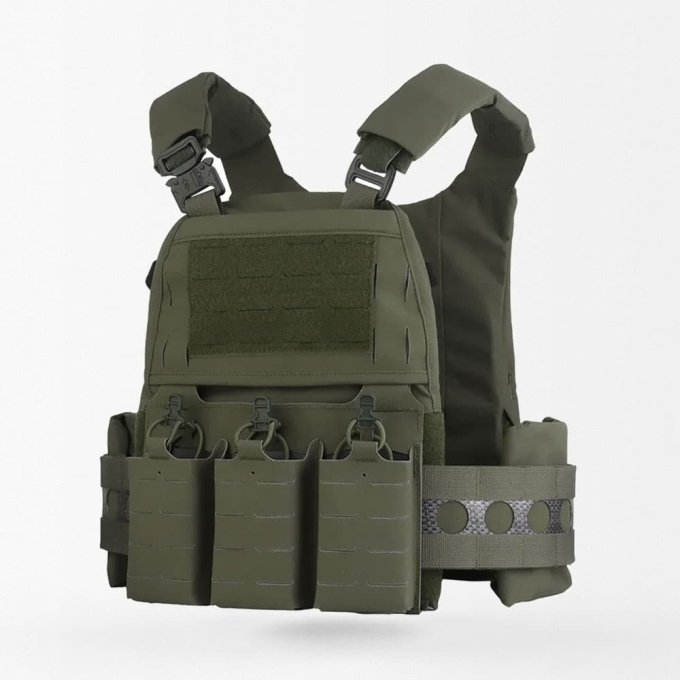Chaleco portaplacas Ferro Concept verde OD