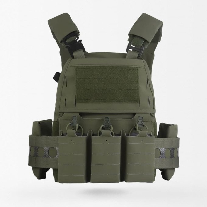 Chaleco portaplacas Ferro Concept verde OD - Imagen 2