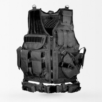 Chaleco táctico portacargas para policía