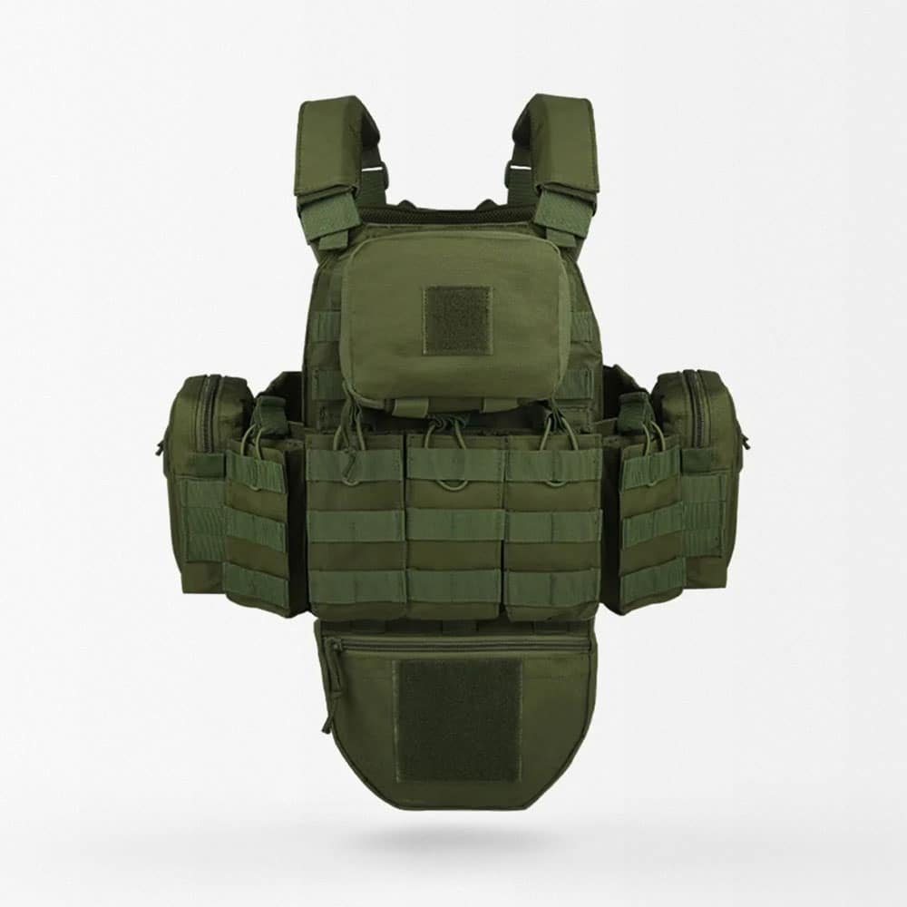 Chaleco portaplacas MOLLE con bolsillos - Imagen 10