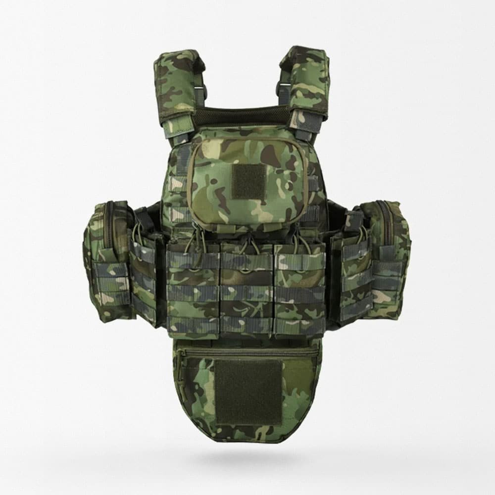 Chaleco portaplacas MOLLE con bolsillos - Imagen 7