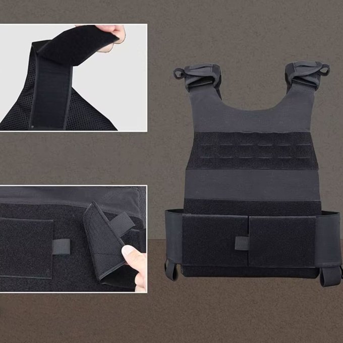 Chaleco portaplacas con cummerbund - Imagen 4