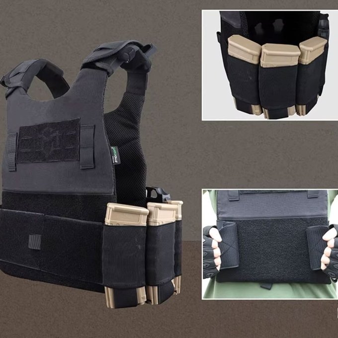 Chaleco portaplacas con cummerbund - Imagen 5